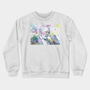 PYOTR ILYICH TCHAIKOVSKY - watercolor and pencil portrait Crewneck Sweatshirt